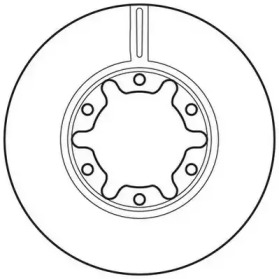 Тормозной диск JURID 562809JC