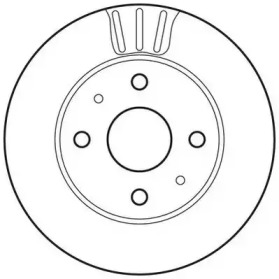 Тормозной диск JURID 562814JC
