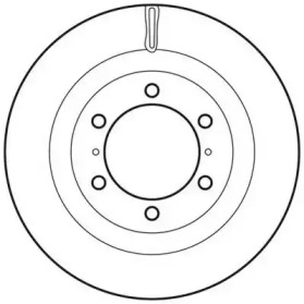 Тормозной диск JURID 562828JC
