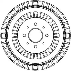 Тормозный барабан JURID 329013J