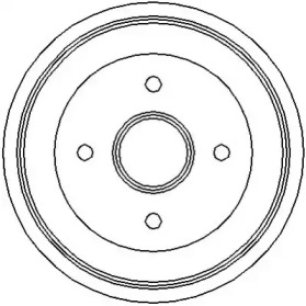 Тормозный барабан JURID 329043J