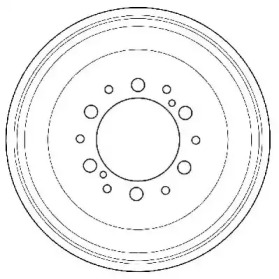 Тормозный барабан JURID 329091J