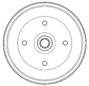 Тормозный барабан JURID 329124J
