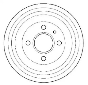 Тормозный барабан JURID 329180J