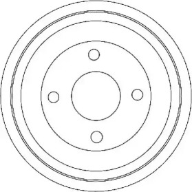 Тормозный барабан JURID 329198J
