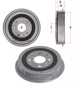 Тормозный барабан JURATEK JDR025