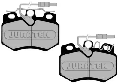 Комплект тормозных колодок JURATEK JCP434