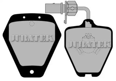 Комплект тормозных колодок JURATEK JCP059