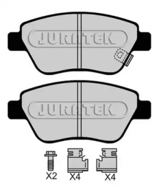 Комплект тормозных колодок JURATEK JCP4267