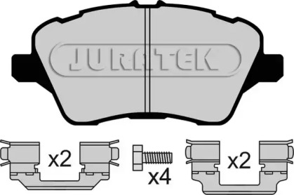 Комплект тормозных колодок JURATEK JCP4612