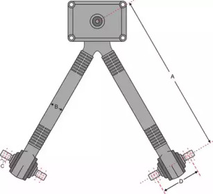 Рычаг независимой подвески колеса JURATEK JSS1478