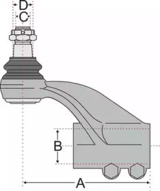 Шарнир JURATEK JSS2406