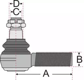 Шарнир JURATEK JSS2802