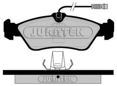 Комплект тормозных колодок JURATEK JCP1045