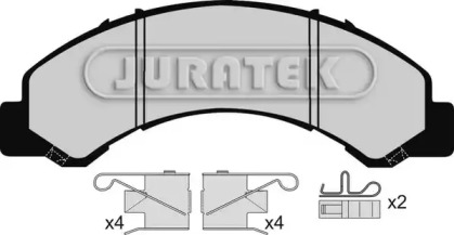 Комплект тормозных колодок JURATEK JCP009