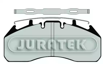 Комплект тормозных колодок, дисковый тормоз JURATEK JCP006