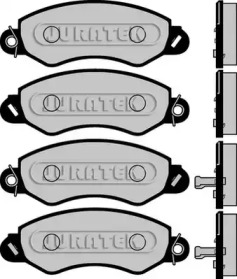 Комплект тормозных колодок JURATEK JCP114