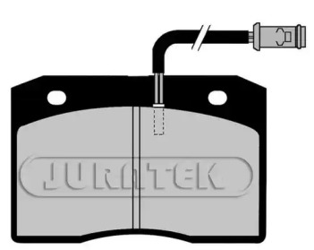 Комплект тормозных колодок JURATEK JCP377