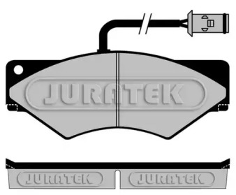 Комплект тормозных колодок JURATEK JCP852