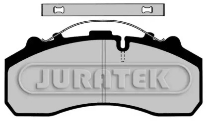 Комплект тормозных колодок, дисковый тормоз JURATEK JCP988