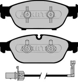 Комплект тормозных колодок JURATEK JCP8001