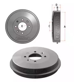 Тормозный барабан JURATEK JDR003