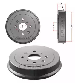 Тормозный барабан JURATEK JDR004