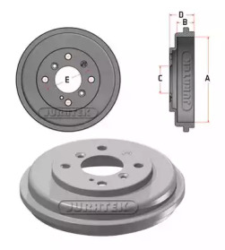 Тормозный барабан JURATEK JDR036