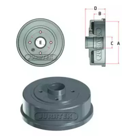 Тормозный барабан JURATEK JDR080