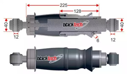 Баллон пневматической рессоры JURATEK 11025CA