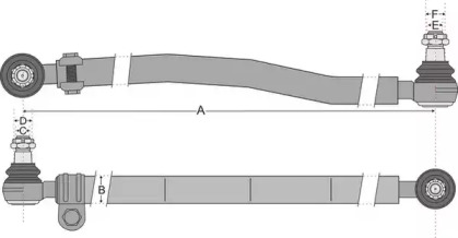 Штанга - тяга JURATEK JSS1251A