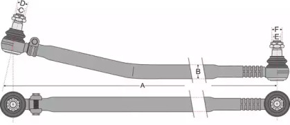 Штанга - тяга JURATEK JSS1421A