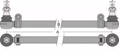 Штанга - тяга JURATEK JSS1463A