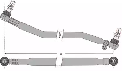 Штанга - тяга JURATEK JSS1733A