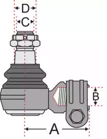 Шарнир JURATEK JSS2413A