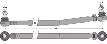 Штанга - тяга JURATEK JSS1143A