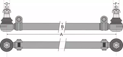 Штанга - тяга JURATEK JSS1253A