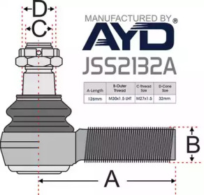 Шарнир JURATEK JSS2132A