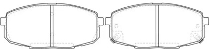 Комплект тормозных колодок FIT FP0001