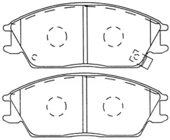 Комплект тормозных колодок FIT FP0440