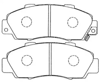 Комплект тормозных колодок FIT FP0503