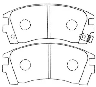 Комплект тормозных колодок FIT FP0509