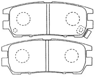 Комплект тормозных колодок FIT FP0567