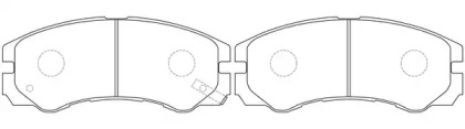 Комплект тормозных колодок FIT FP0579