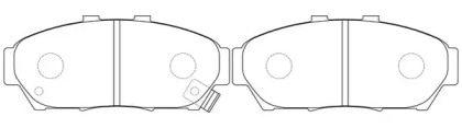Комплект тормозных колодок FIT FP0617