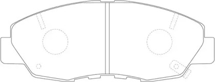 Комплект тормозных колодок FIT FP0764