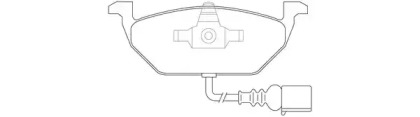 Комплект тормозных колодок FIT FP0768E