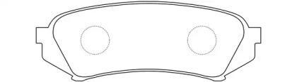 Комплект тормозных колодок FIT FP0773