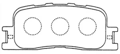 Комплект тормозных колодок FIT FP0885