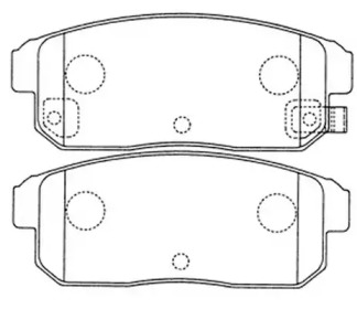 Комплект тормозных колодок FIT FP0900